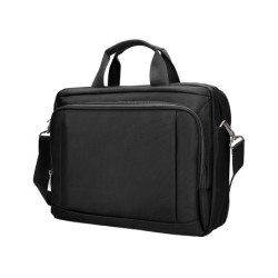 Maletin para portatil q-connect 15,5\ negro 1 asa 1 bolsillo exterior medidas 390x310x120mm