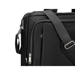 Maletin para portatil q-connect 15,5\ negro 1 asa 1 bolsillo exterior medidas 390x310x120mm
