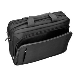 Maletin para portatil q-connect 15,5\ negro 1 asa 1 bolsillo exterior medidas 390x310x120mm