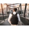Mochila para portatil q-connect 18\ negra 1 asa 1 bolsillo exterior medidas 330x470x180 mm
