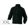 Chaqueta deltaplus polar con cremallera 2 bolsillos color negro talla xxl
