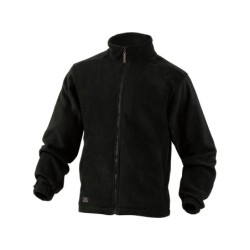 Chaqueta deltaplus polar con cremallera 2 bolsillos color negro talla l