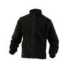 Chaqueta deltaplus polar con cremallera 2 bolsillos color negro talla l