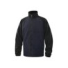 Chaqueta deltaplus polar con cremallera 2 bolsillos color azul talla xl