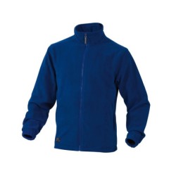 Chaqueta deltaplus polar con cremallera 2 bolsillos color azul talla 3xl