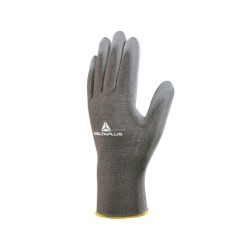 Guantes deltaplus poliester antideslizante lavable especial para manipulacion y manutencion gris talla 8