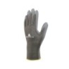 Guantes deltaplus poliester antideslizante lavable especial para manipulacion y manutencion gris talla 8