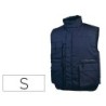 Chaleco deltaplus multibolsillos con cremallera cintura elastica color azul naranja talla s