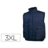 Chaleco deltaplus multibolsillos con cremallera cintura elastica color azul naranja talla 3xl