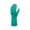 Guantes deltaplus tratado en nitrilo flocado de algodon especial para trabajos con liquidos quimicos talla 10
