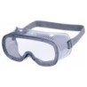Gafas de proteccion deltaplus panoramicas montura flexible de pvc ventilacion directa talla ajustable color gris