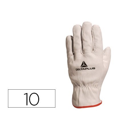 Guantes deltaplus piel vacuno especial para todo tipo de trabajos el mas vendido del mercado talla 10