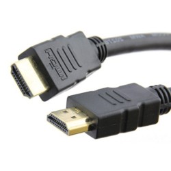 Cable hdmi mediarange 1,4 pines alta velocidad longitud 1,5 mt color negro