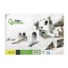 Bloc dibujo liderpapel lineal espiral 230x325mm 20 hojas 180 gr/m2 con recuadro perforado