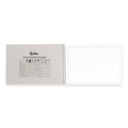 Bloc dibujo liderpapel lineal espiral 230x325mm 20 hojas 180 gr/m2 con recuadro perforado