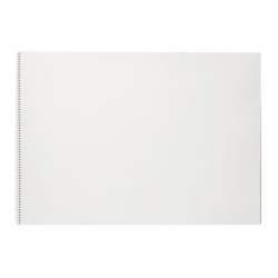 Bloc dibujo liderpapel artistico espiral 460x325mm 20 hojas 180gr/m2 sin recuadro perforado