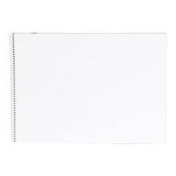 Bloc dibujo liderpapel artistico espiral 230x325mm 20 hojas 180g/m2 sin recuadro perforado