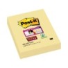 Bloc de notas adhesivas quita y pon post-it super sticky 51x78 mm con 90 hojas amarillo canario