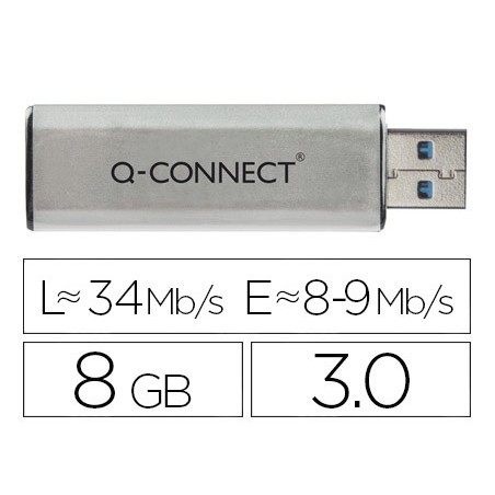 Memoria usb q-connect flash 8 gb 3.0