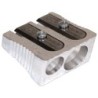 Sacapuntas mr 211 metalico 2 usos cuña bote de 30 unidades