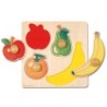 Puzle diset frutas 4 piezas