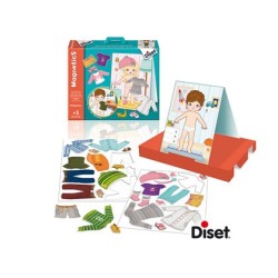 Juego diset didactico magnetico vestir niño-niña