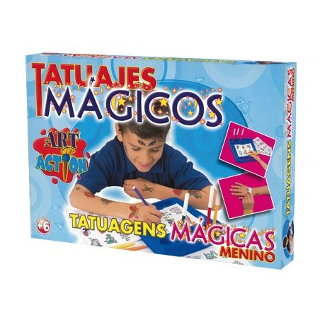 Juego de mesa falomir tatuajes magicos infantil