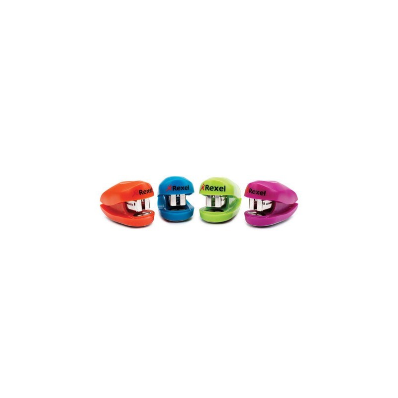 Grapadora rexel buddy caja grapas capacidad 10 hojas colores surtidos Grapadora rexel buddy caja grapas capacidad 10 hojas colores surtidos