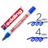 Rotulador edding punta fibra 750 azul punta redonda 3,5 mm