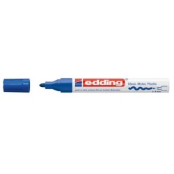 Rotulador edding punta fibra 750 azul punta redonda 3,5 mm