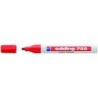 Rotulador edding punta fibra 750 rojo punta redonda 2-4 mm