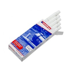 Rotulador edding punta fibra 751 blanco punta redonda 1-2 mm