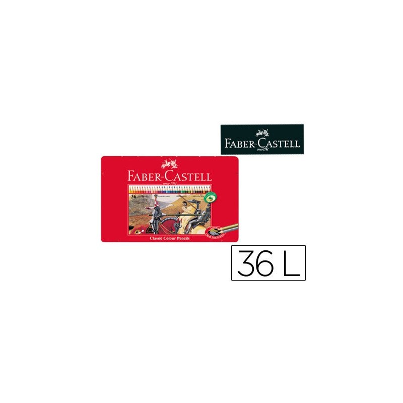 Lapices de colores faber castell caja metalica de 36 colores surtidos Lapices de colores faber castell caja metalica de 36 colores surtidos