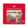 Lapices de colores faber castell caja metalica de 24 colores surtidos