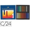 Tiza pastel faber castell estuche carton de 24 unidades colores surtidos