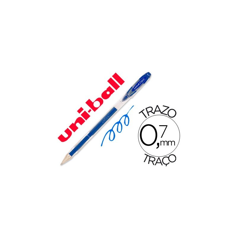 Boligrafo uni-ball roller um-120 signo 0,7 mm tinta gel color azul