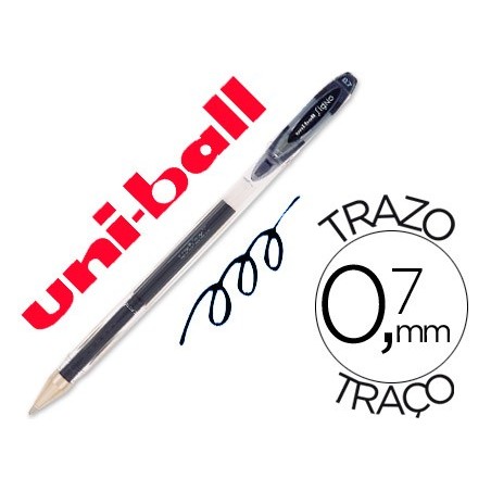 Boligrafo uni-ball roller um-120 signo 0,7 mm tinta gel color negro
