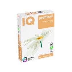 Papel fotocopiadora iq premium din a3 80 gramos paquete de 500 hojas