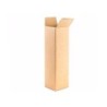 Caja para embalar q-connect tubo carton reciclado canal simple 3 mm color kraft 725x95x95 mm