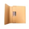 Caja para embalar libros q-connect carton reciclado canal simple 3 mm color kraft 400x290x75 mm
