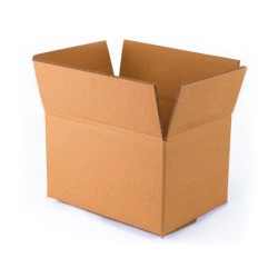 Caja para embalar q-connect americana con fondo automaticocarton canal simple 3 mm colorcolor kraft 425x300x200 mm