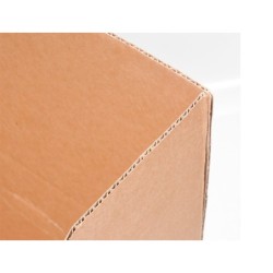 Caja para embalar q-connect americana con fondo automaticocarton canal simple 3 mm colorcolor kraft 425x300x200 mm