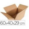 Caja para embalar q-connect americana carton reciclado canal simple 5 mm color kraft 600x400x290 mm