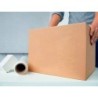 Caja para embalar q-connect americana carton reciclado canal simple 5 mm color kraft 500x340x310 mm