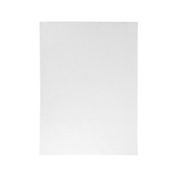Goma eva liderpapel 50x70cm 60g/m2 espesor 2mm textura toalla blanco