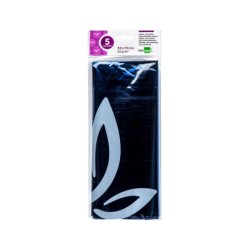 Papel celofan liderpapel 50x70 cm 22g/m2 bolsa de 5 hojas azul