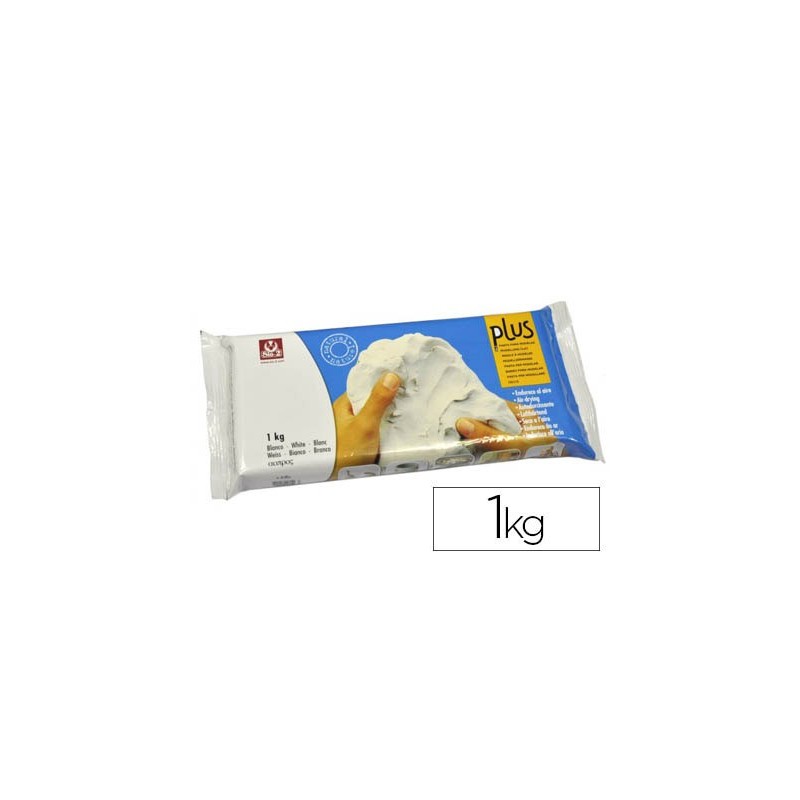 Arcilla sio-2 plus blanca endurece al aire paquete de 1 kg Arcilla sio-2 plus blanca endurece al aire paquete de 1 kg