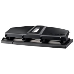 Taladrador maped essentials metal 4 taladros capacidad 12 hojas color negro