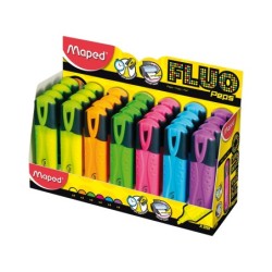 Rotulador maped fluo peps classic expositor de 28 unidades colores surtidos