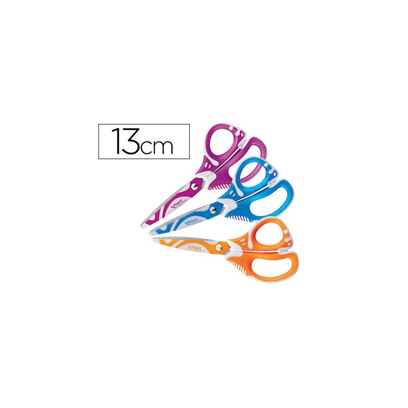Tijera escolar maped zenoa fit 13 cm
